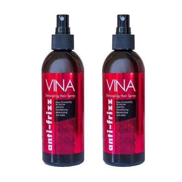 تجریه خرید اسپری مو وینا مدل گره باز کن حجم 250 میلی لیتر بسته 2 عددی