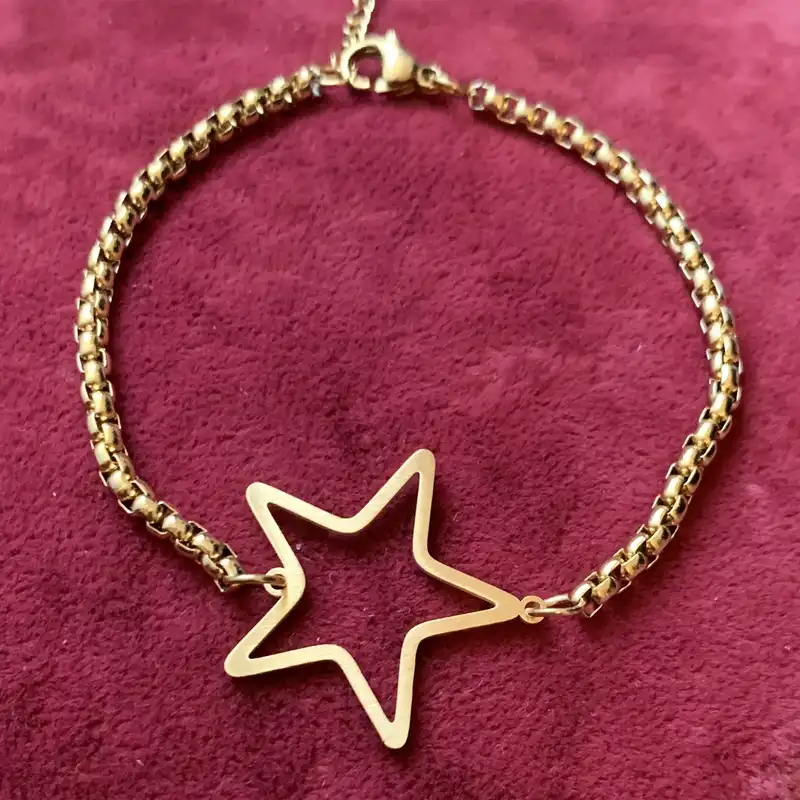 دستبند زنانه مدل ستاره کد 987