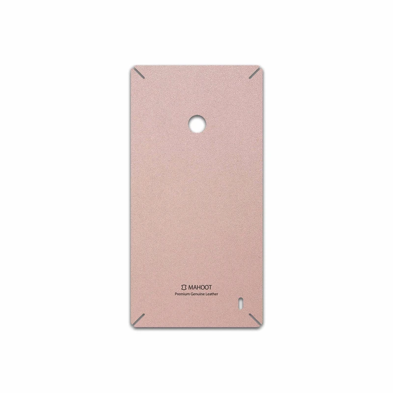 برچسب پوششی ماهوت مدل Rose Gold Leather مناسب برای گوشی موبایل نوکیا Lumia 520