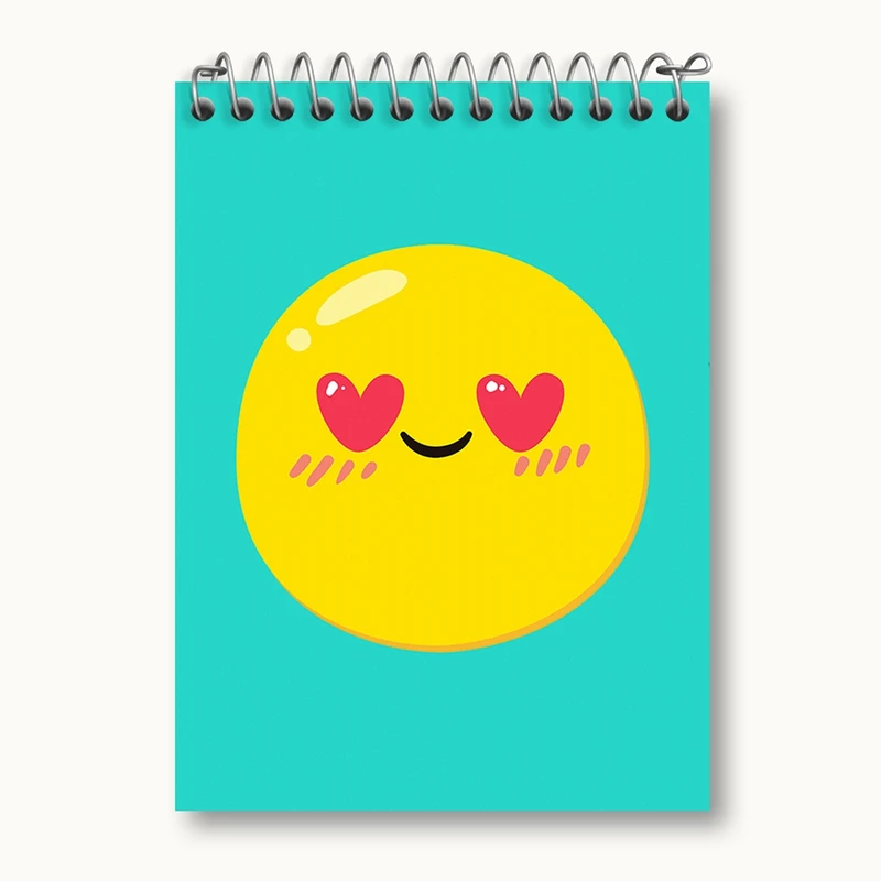 دفتر یادداشت 50 برگ خندالو مدل ایموجی Emoji کد 2993