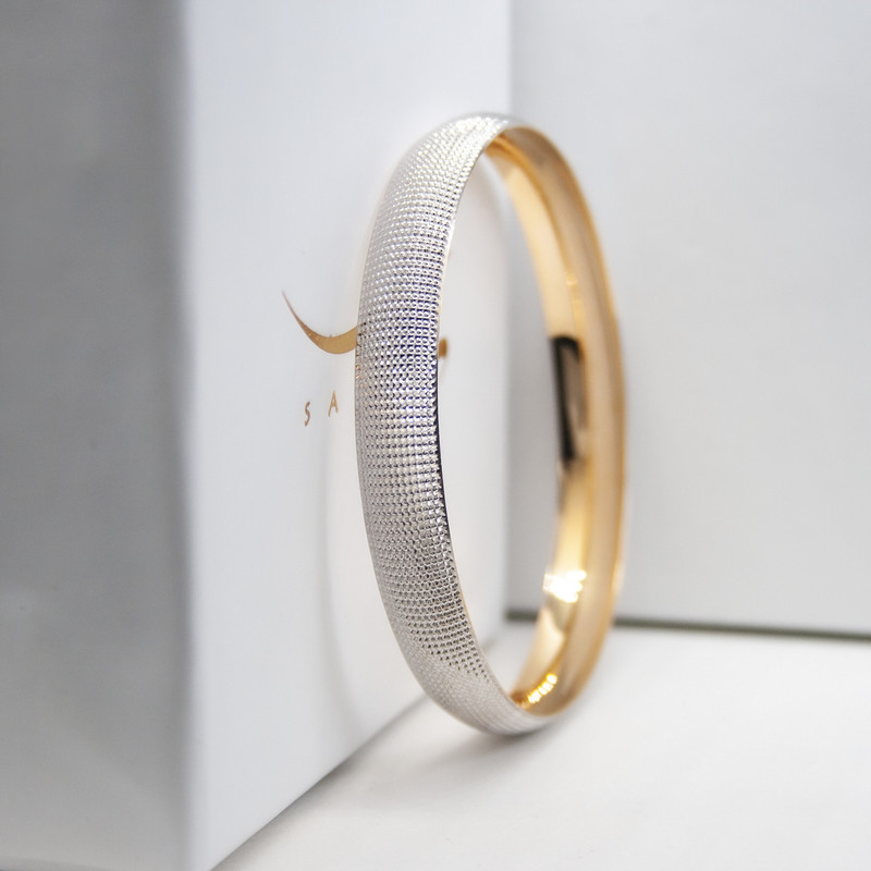 النگو طلا 18 عیار زنانه سهی مدل VB60-2