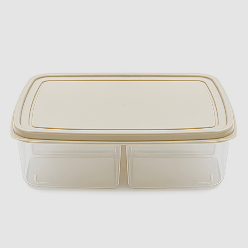 ظرف نگهدارنده با بدنه پلاستیکی فلورا مدل 2001 مناسب برای قرار دادن در یخچال و فریزر و ماکروویو 