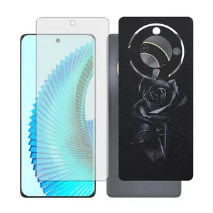 Glass together model matte screen protector suitable for Honor X9b mobile phone with back cover sticker