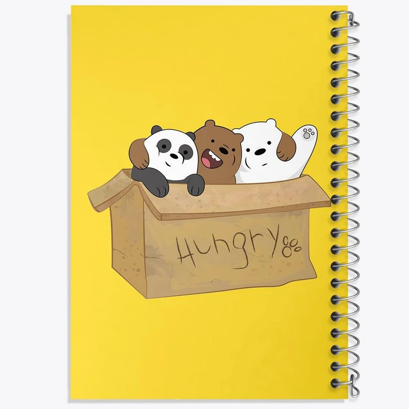 دفتر مشق 100 برگ خندالو طرح سه خرس کله پوک کد 10603