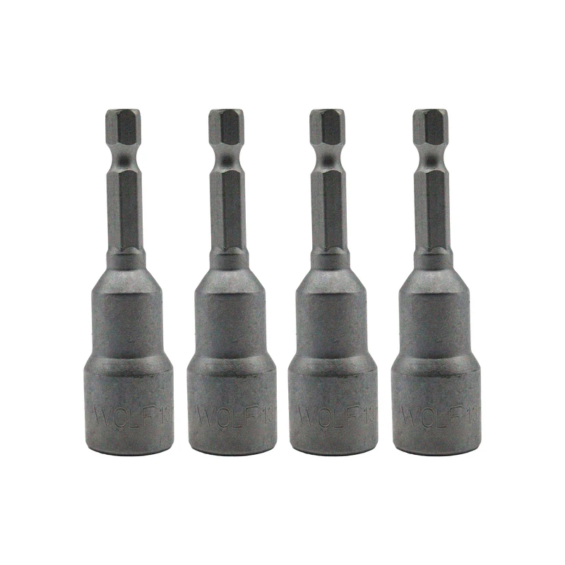  بکس سر دریلی ولف مدل YP-MAGNET-13x65MM مجموعه 4 عددی  