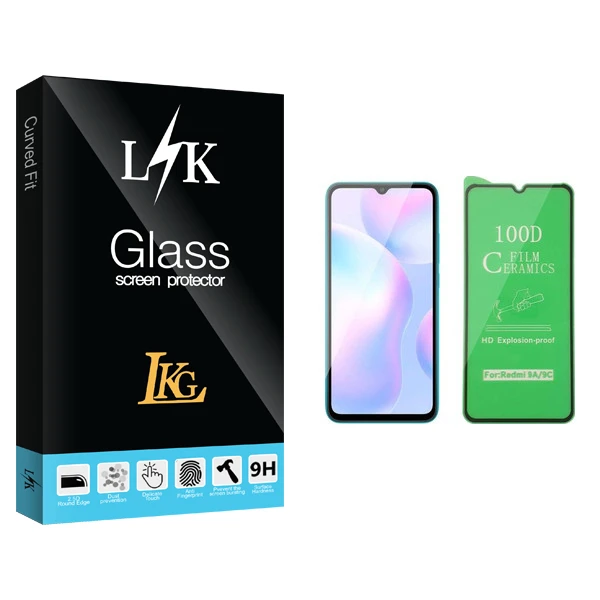 محافظ صفحه نمایش سرامیکی ال کا جی مدل LK Glass مناسب برای گوشی موبایل شیائومی Redmi 9A