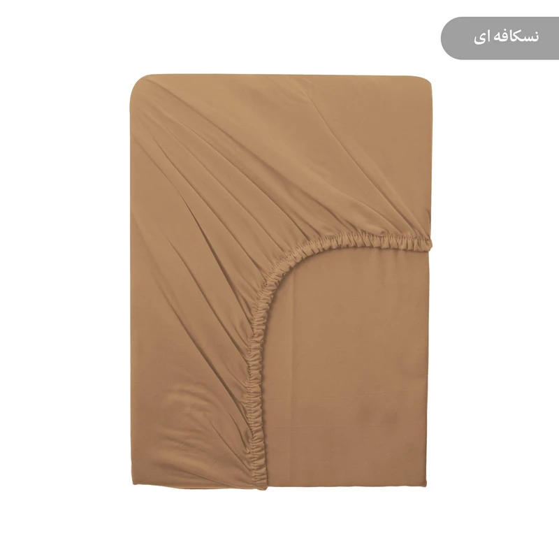 ملحفه پنبه پامیل مدل PlainOK دو نفره سایز 180x200 سانتی‌متر