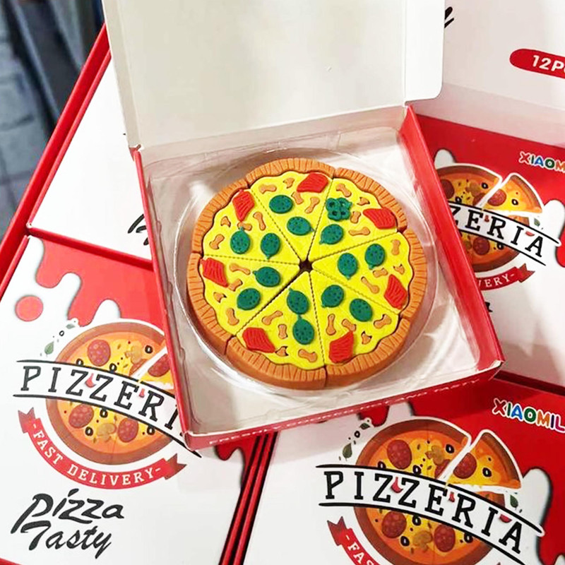 پاک کن مدل جعبه پیتزا بسته 7 عددی