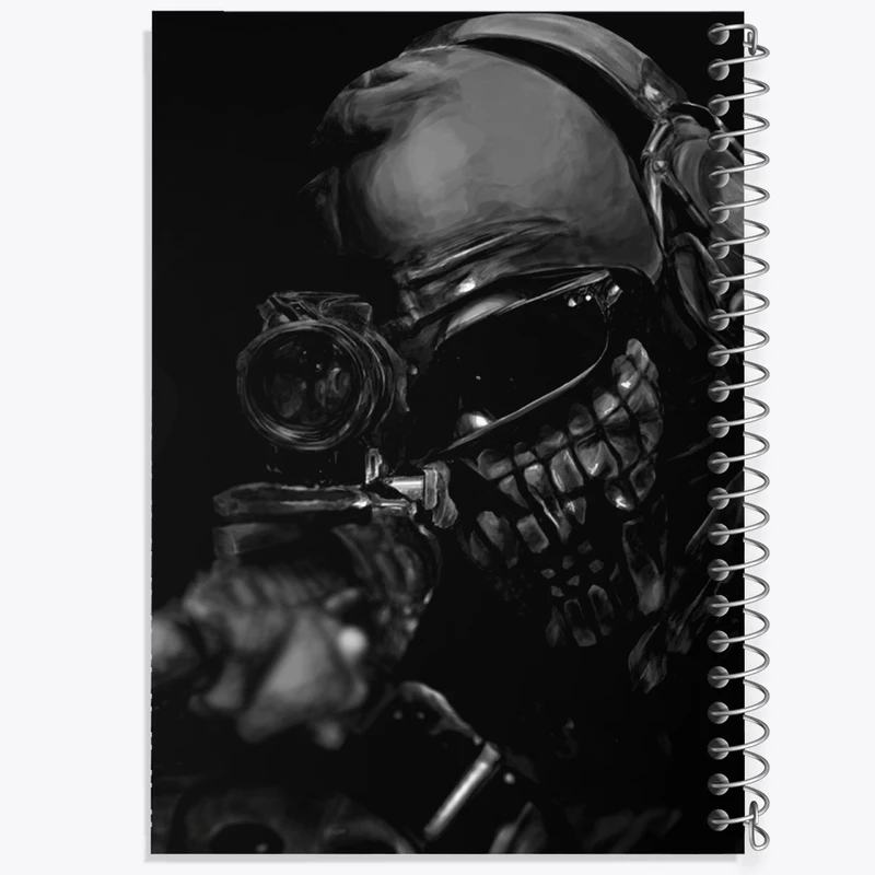 دفتر لیست خرید 50 برگ خندالو طرح کال اف دیوتی (Call of duty) کد F292