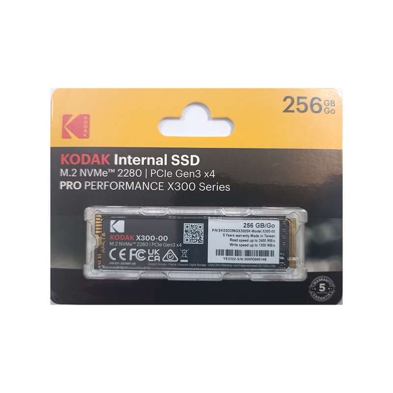 اس اس دی اینترنال کداک مدل X300 PRO ظرفیت 256 گیگابایت اس اس دی اینترنال کداک مدل X300 PRO ظرفیت 256 گیگابایت