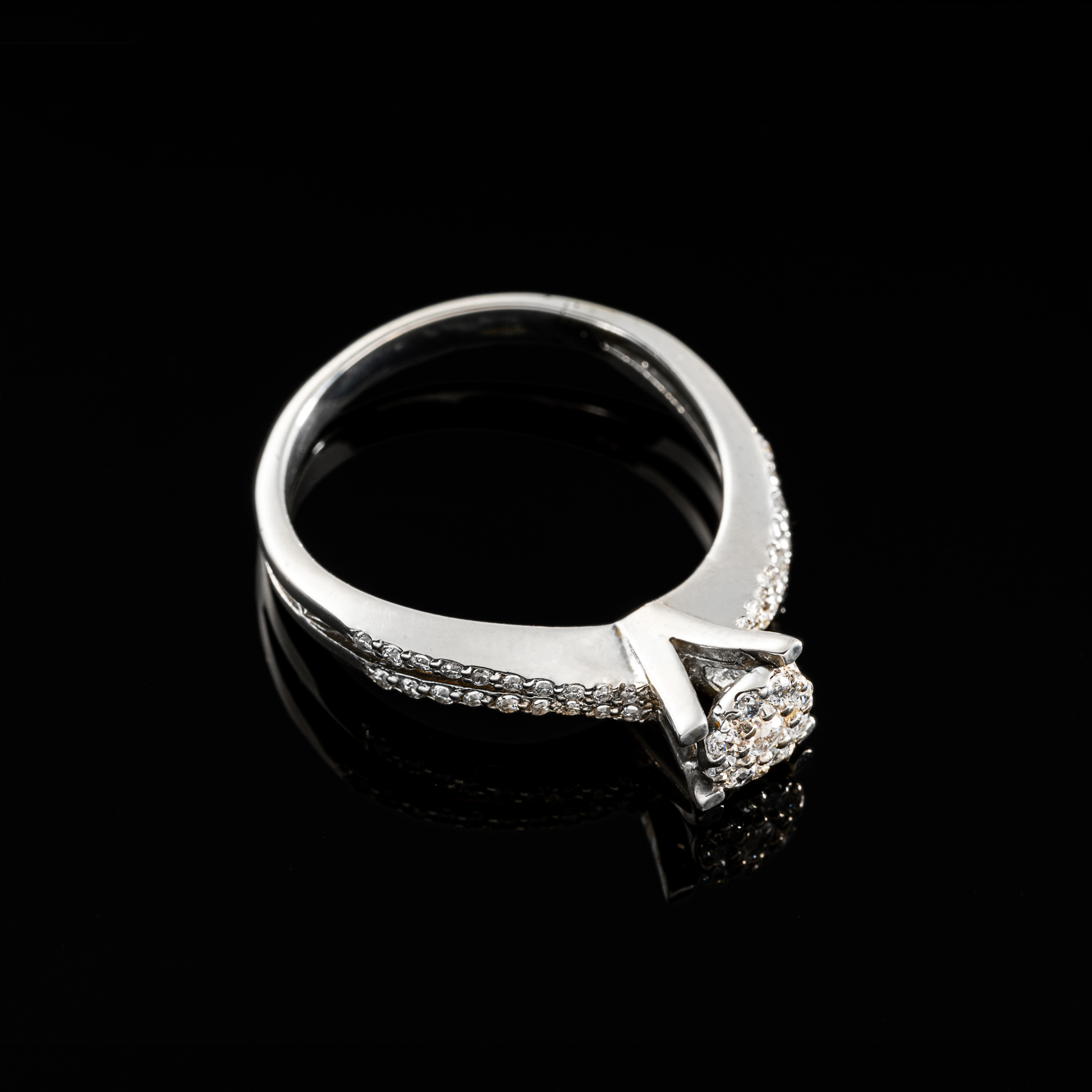 حلقه طلا 18 عیار زنانه جواهری سون مدل 0055 -  - 2