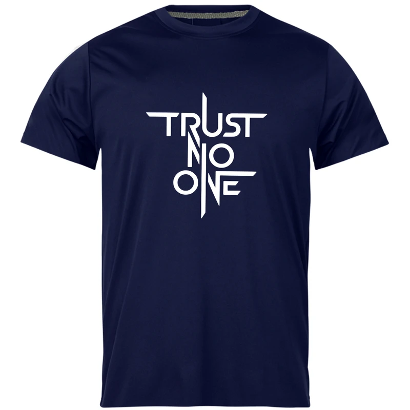 تی‌شرت آستین کوتاه مردانه مدل TRUST NO ONE 183