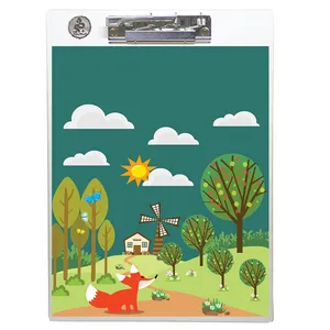 تخته شاسی طه چوب مدل Fox and farmسایز A4