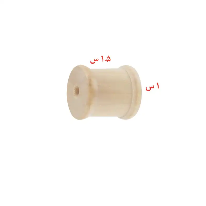 قرقره چوبی مدل بوبین کد 1013 بسته 16 عددی