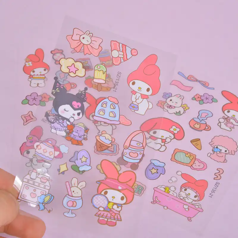 برچسب مدل برش خورده طرح ملودی و کرومی بسته 3 عددی