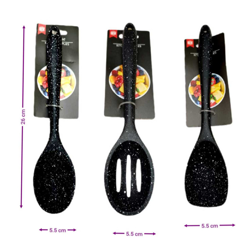 سرویس کفگیر و ملاقه 3 پارچه مدل سیلیکونی کهکشانی کد Z_003 سرویس کفگیر و ملاقه 3 پارچه مدل سیلیکونی کهکشانی کد Z_003