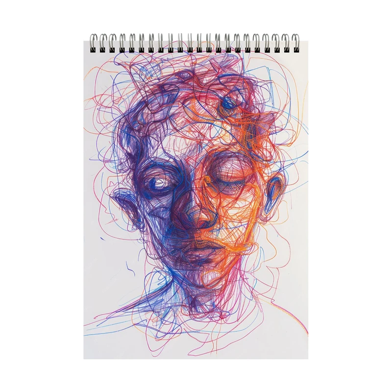 دفتر طراحی 40 برگ مدل پرتره کد a4_4