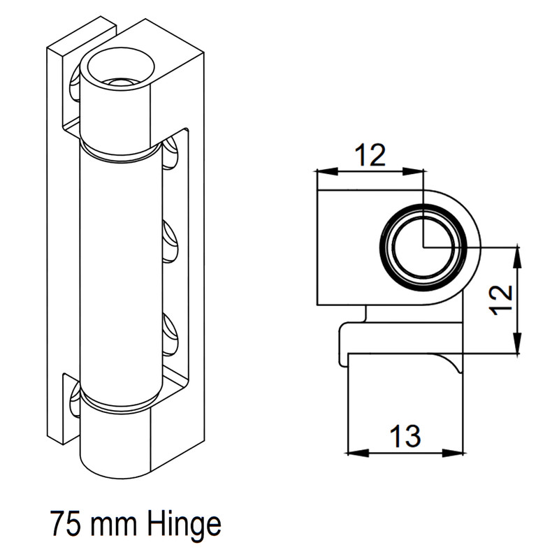 لولا مدل upvc75mm