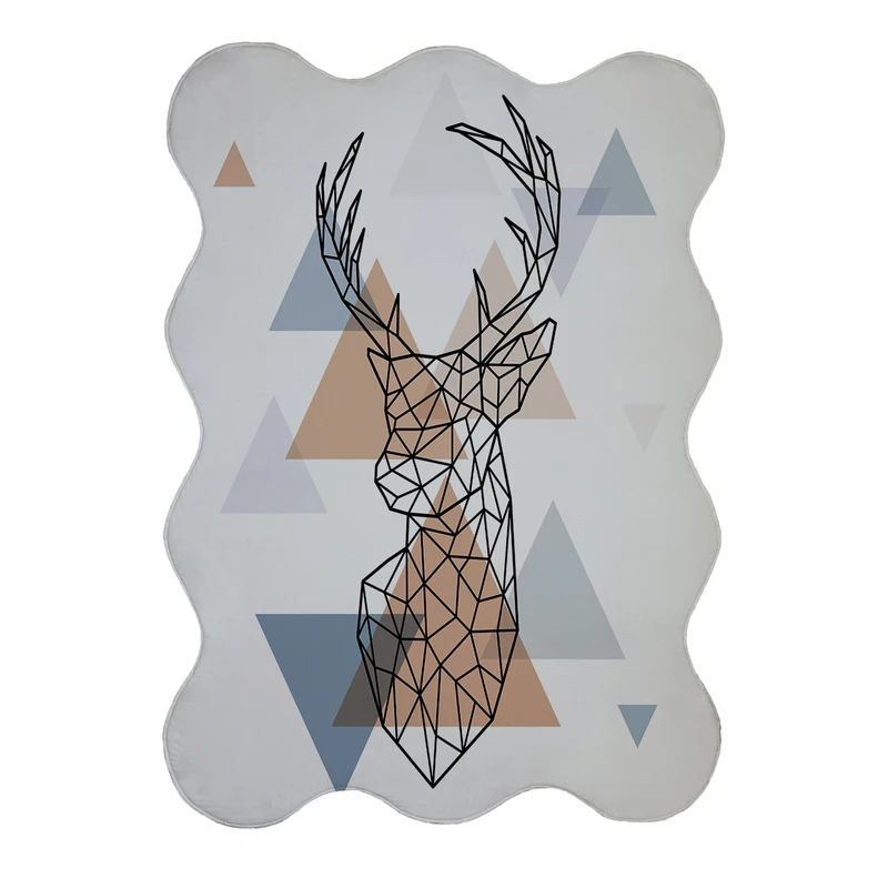 پادری مدل دالبر طرح زرافه کد 8570 سایز 80x110 سانتی متر 