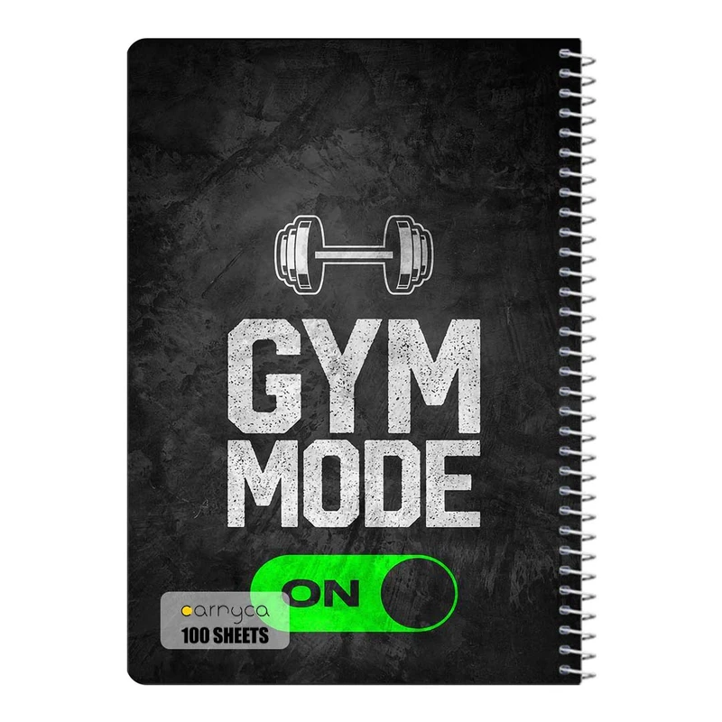 دفتر مشق 100 برگ سیمی کارنیکا طرح باشگاه Gym کد 44959