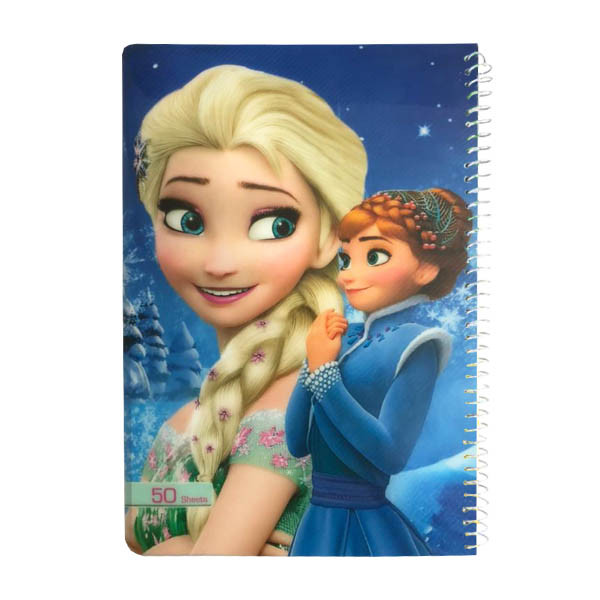 دفتر مشق 50 برگ طرح دختر زیبا کد as-127