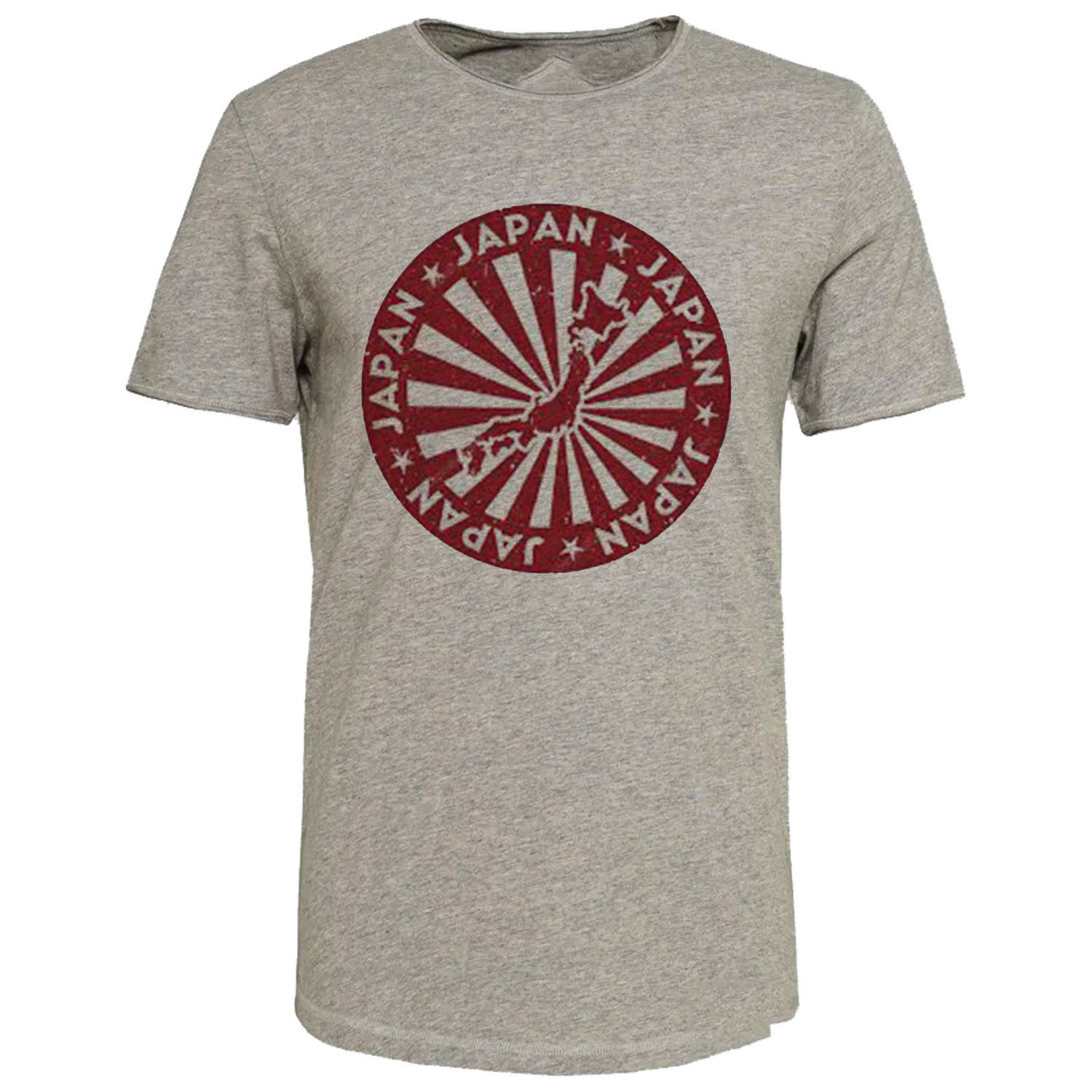 تی شرت آستین کوتاه مردانه کد  MO 77 رنگ طوسی