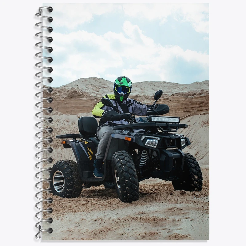 دفتر لغت 50 برگ خندالو طرح موتور چهار چرخ کد 37101