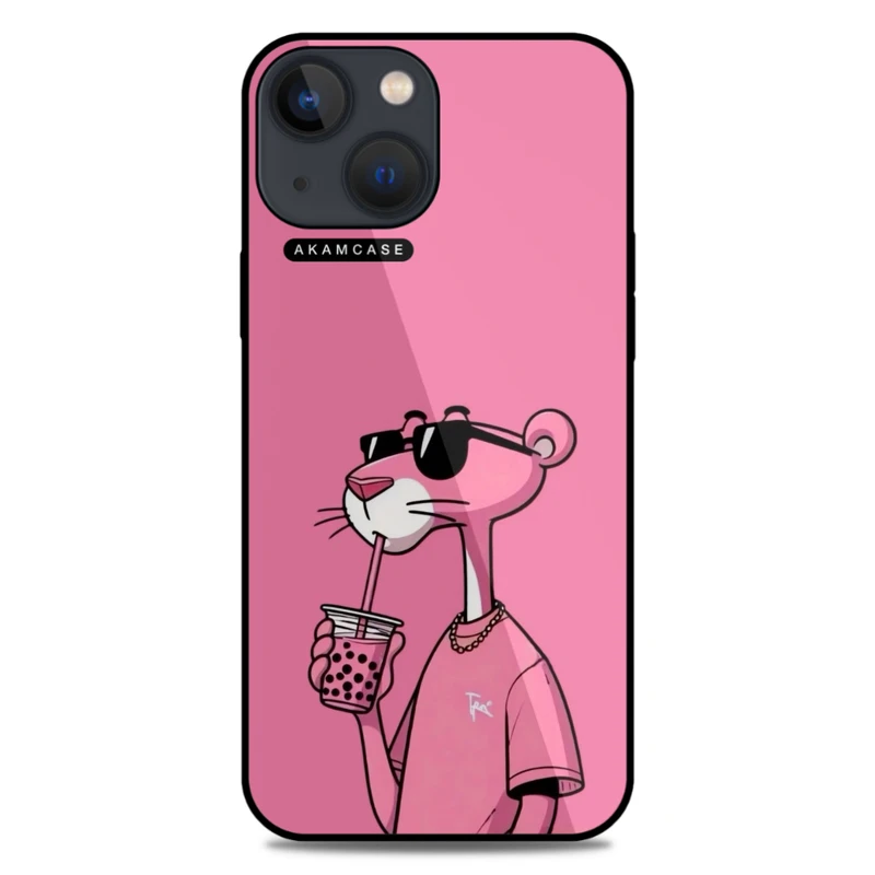 کاور آکام مدل AMC-WA13M-PINK PANTHER12 مناسب برای گوشی موبایل اپل iPhone 13 Mini