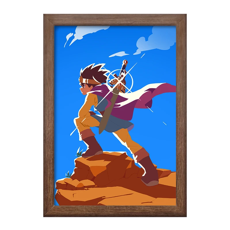 تابلو خندالو طرح بازی دراگون کوئست (Dragon Quest) کد 35277