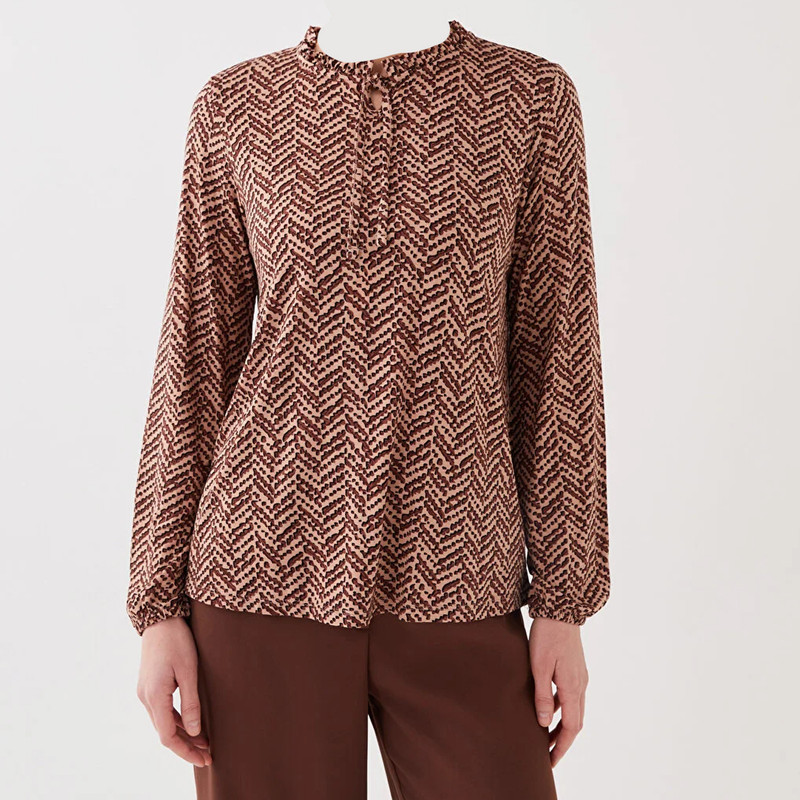 بلوز آستین بلند زنانه ال سی وایکیکی مدل S33714Z8