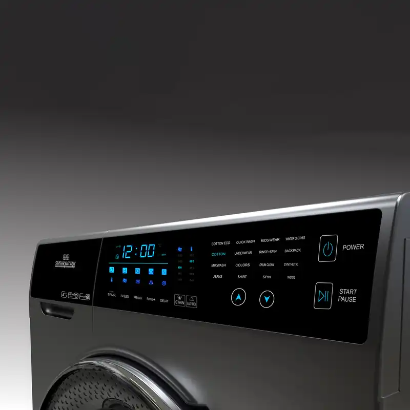 ماشین لباسشویی سپهر الکتریک مدل SE1299T ظرفیت 9 کیلوگرم