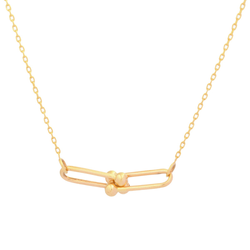 گردنبند طلا 18 عیار زنانه طلای مستجابی مدل تیفانی کد 1478521-T1433