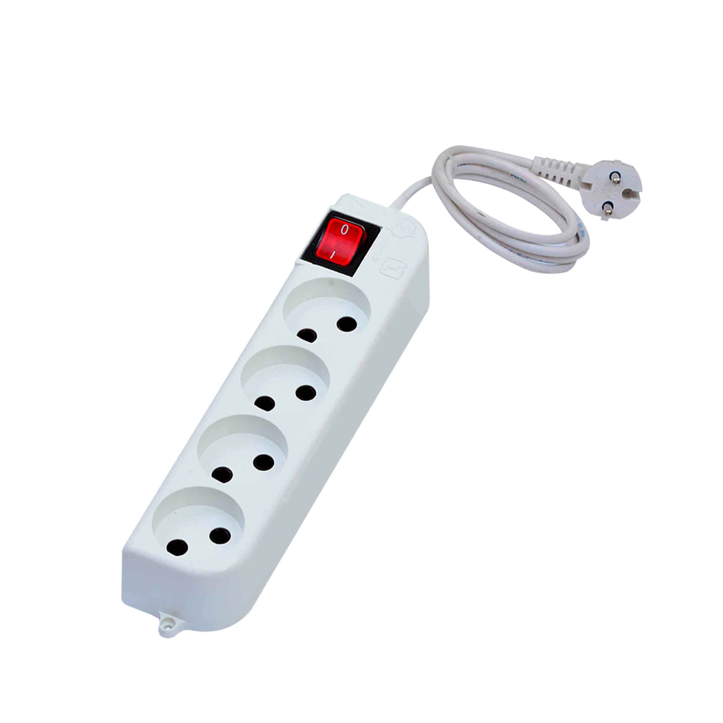 چندراهی برق میکرومکس مدل چهارراهی استاندارد بی ارت کابل کوتاه 4L-2P-2M چندراهی برق میکرومکس مدل چهارراهی استاندارد بی ارت کابل کوتاه 4L-2P-2M