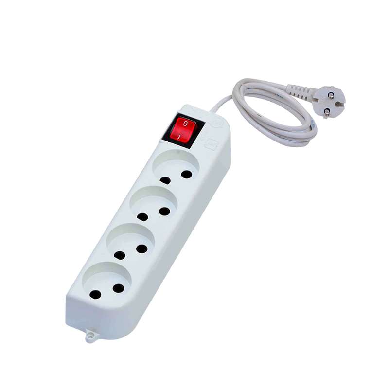 چندراهی برق میکرومکس مدل چهارراهی استاندارد بی ارت کابل کوتاه 4L-2P-2M چندراهی برق میکرومکس مدل چهارراهی استاندارد بی ارت کابل کوتاه 4L-2P-2M