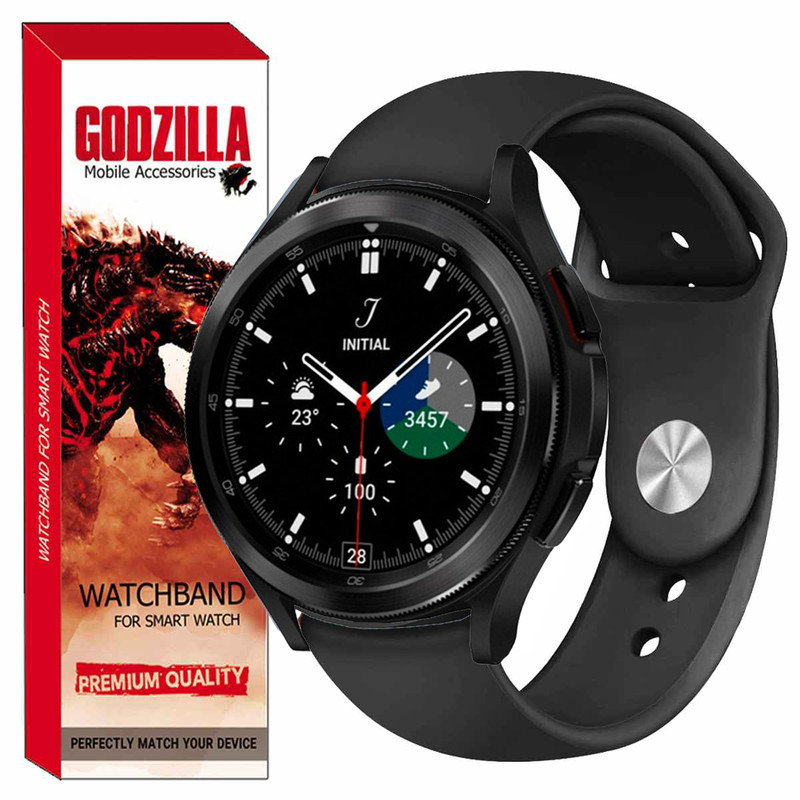 بند گودزیلا مدل SILICONE مناسب برای ساعت هوشمند سامسونگ Galaxy Watch4 Classic 46mm