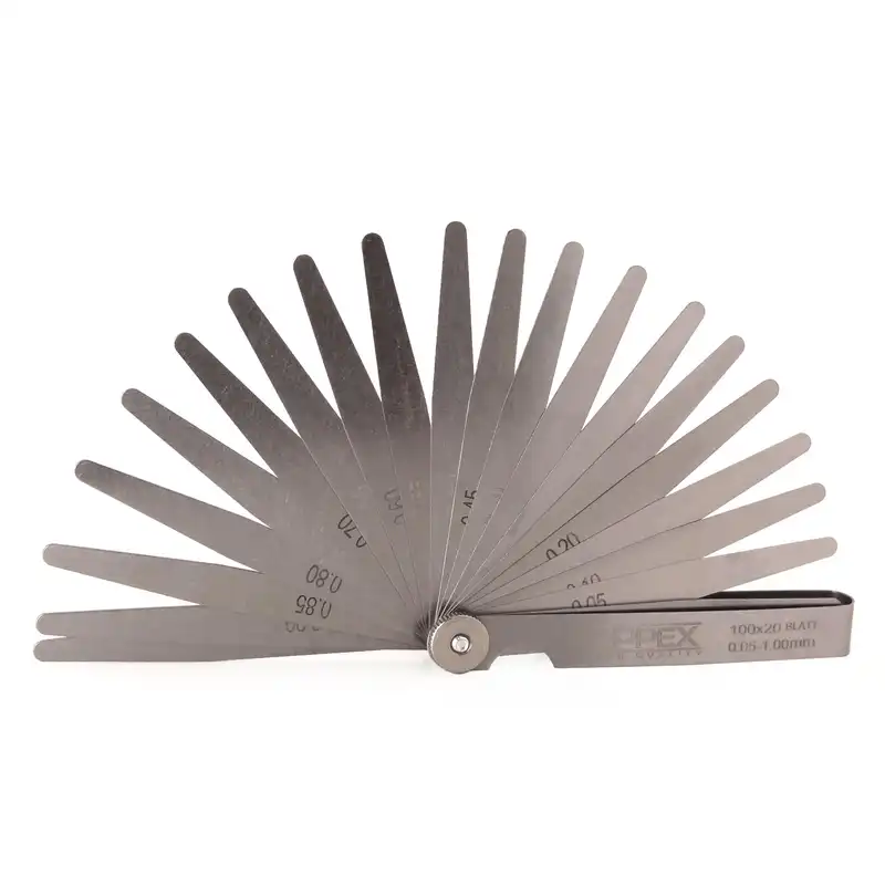 آچار فیلر اپکس مدل ART-AX-20B سایز 1/0.05 میلی متر مجموعه 20 عددی