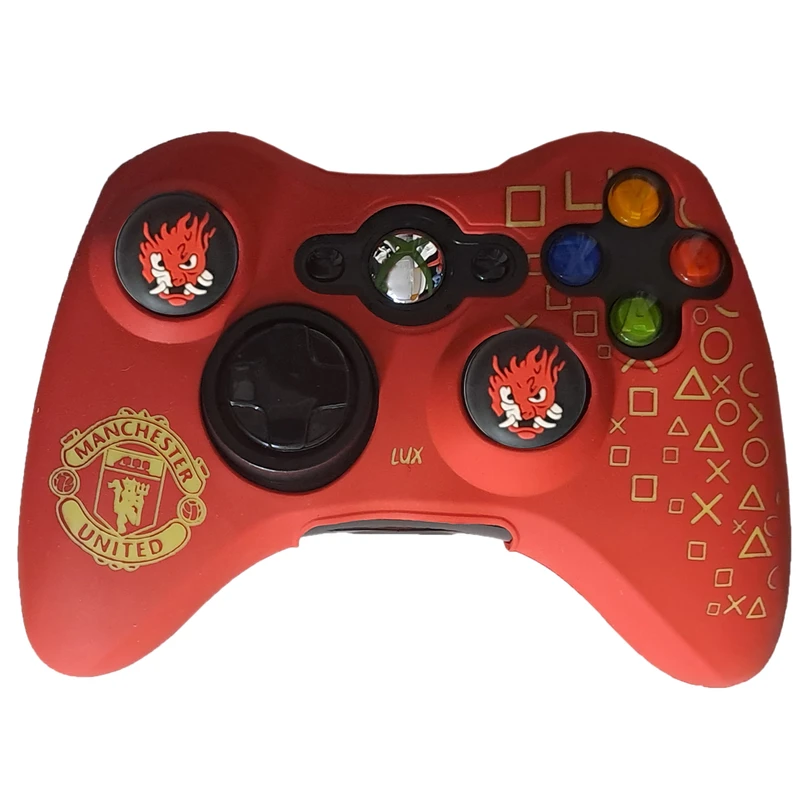 محافظ دسته ایکس باکس 360 مدل MANCHESTER UNITED به همراه روکش آنالوگ