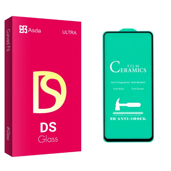 محافظ صفحه نمایش سرامیکی آسدا مدل DS glass مناسب برای گوشی موبایل شیائومی Redmi Note 9 Pro / Note 9S