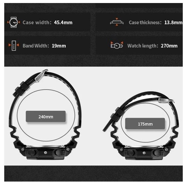 ساعت مچی دیجیتال اسکمی مدل 1988GD - - 6