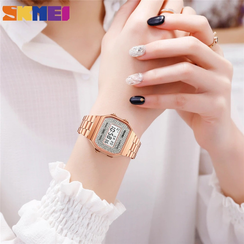 ساعت مچی دیجیتال زنانه اسکمی مدل 1808