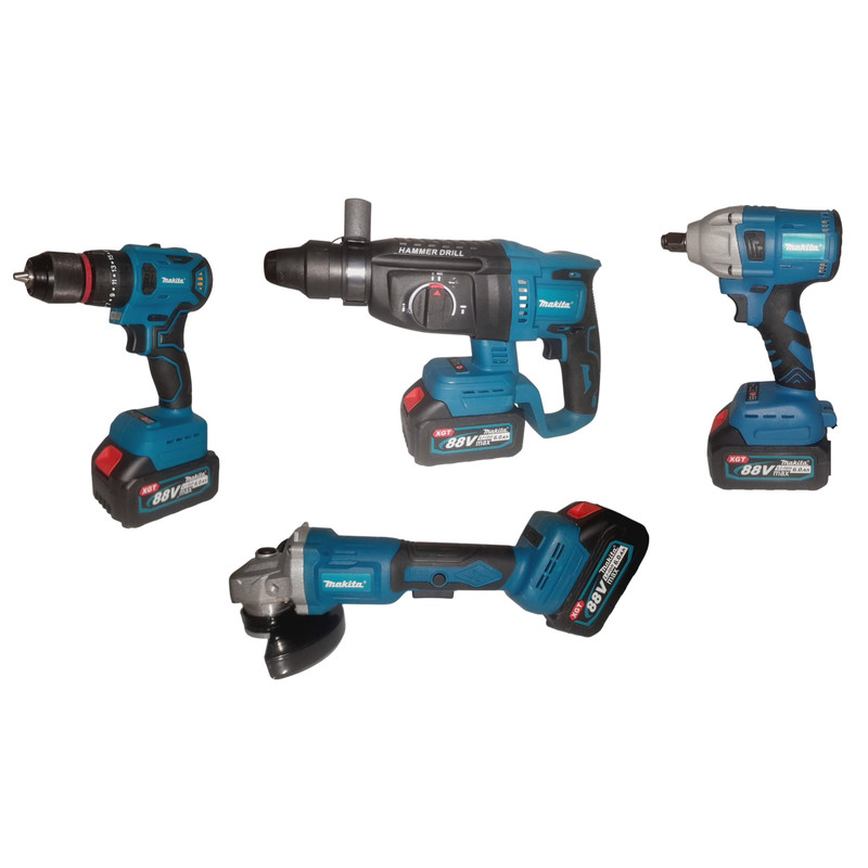 ابزار کارگاهی ماکیتا مدل 88V6A مجموعه 4 عددی