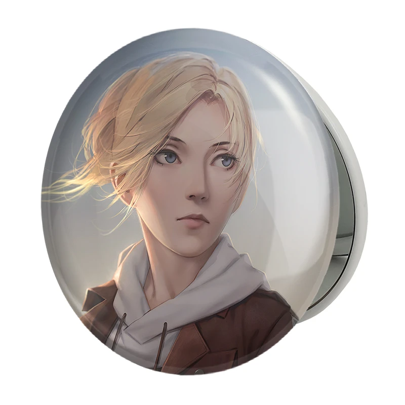 آینه جیبی خندالو طرح انی انیمه اتک آن تایتان Attack on Titan مدل تاشو کد 18550 