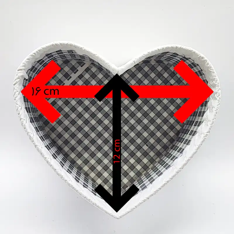 جعبه هدیه مدل قلب چرمی کد 002