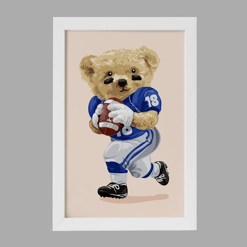 تابلو خندالو مدل تدی Teddy کد 26160