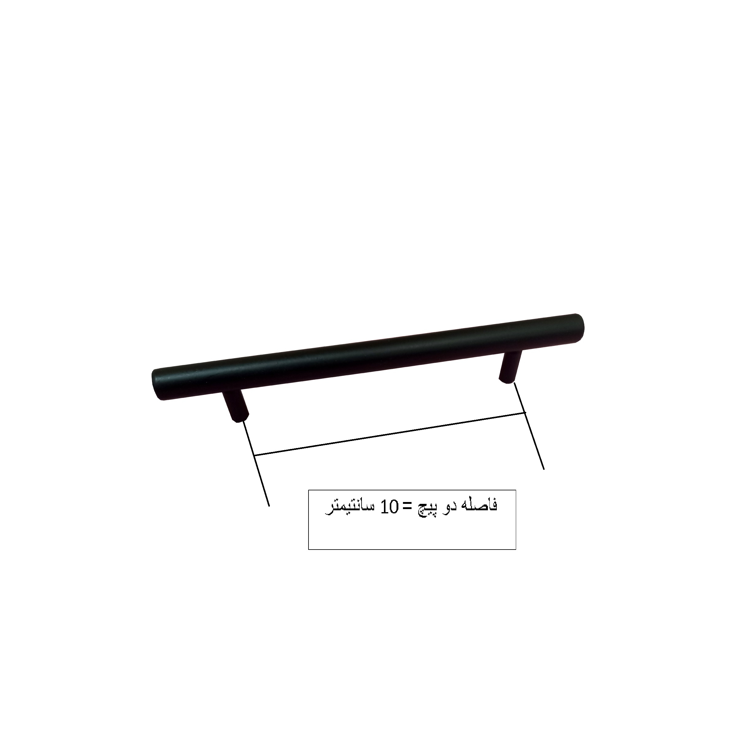 دستگیره کابینت و کمد مدل میله ای کد HG10 بسته 2 عددی