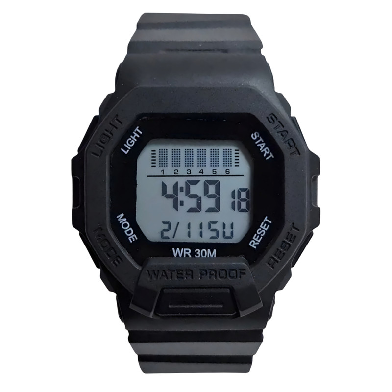 ساعت مچی دیجیتال مدل تک زمانه بند پیو کرنومتر دار کد d