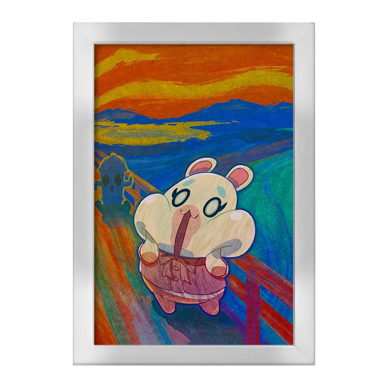 تابلو خندالو طرح بازی انیمال کراسینگ (Animal Crossing) کد 32657