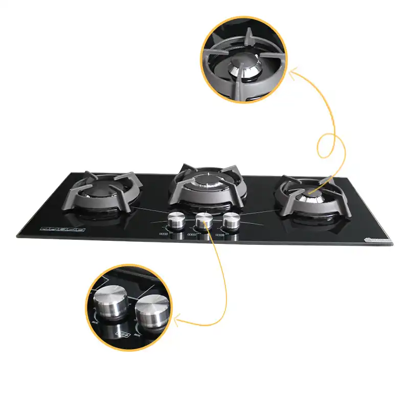 اجاق گاز صفحه ای آذرلوکس مدل G03ML - 17B