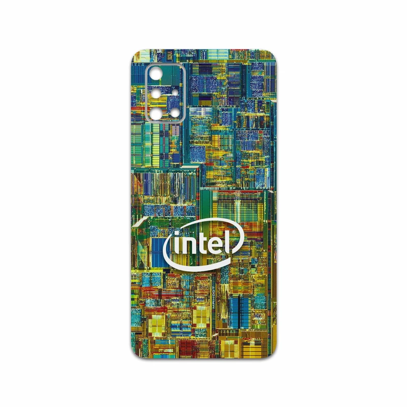 برچسب پوششی ماهوت مدل Intel Brand مناسب برای گوشی موبایل سامسونگ Galaxy A71