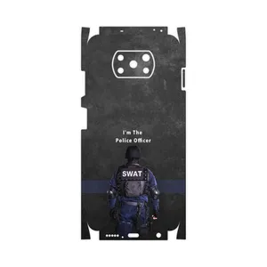 MAHOOT Police Officer-FullSkin Cover Sticker for Xiaomi Poco X3 NFC